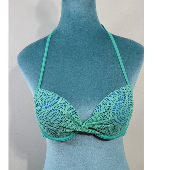 aerie Other - Aerie Swimsuit Top Size 34A The Brooke Pushup Underwire Bikini Swimsuit Top